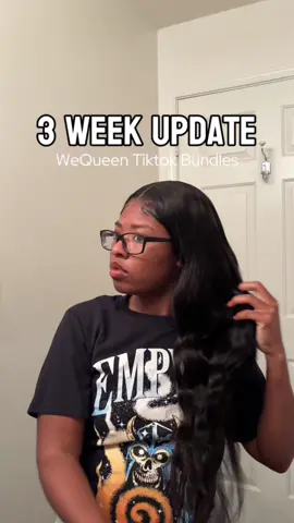 Its been 3 weeks so let me give my final and overall review on these TIKTOK bundles from WeQueen Hair! Weeks 1-2 were perfect for me, very very minimal shedding wnd no tangling. At about 2.5 / 3 weeks I did notice tangling more often. However -disclaimer- I did get my hair wet in a pool and didnt wash it (so I could be the reason lol) Anywho definitely giving this hair a 8.5 or 9 out of 10. If youre looking for affordable bundles thatll do the job and look GOOD .. these are it! #marleamarshey #tiktokshopfinds #wequeenhair #wequeen #tiktokbundles #bundlereview #closurequickweave #hairtok #tiktokshop