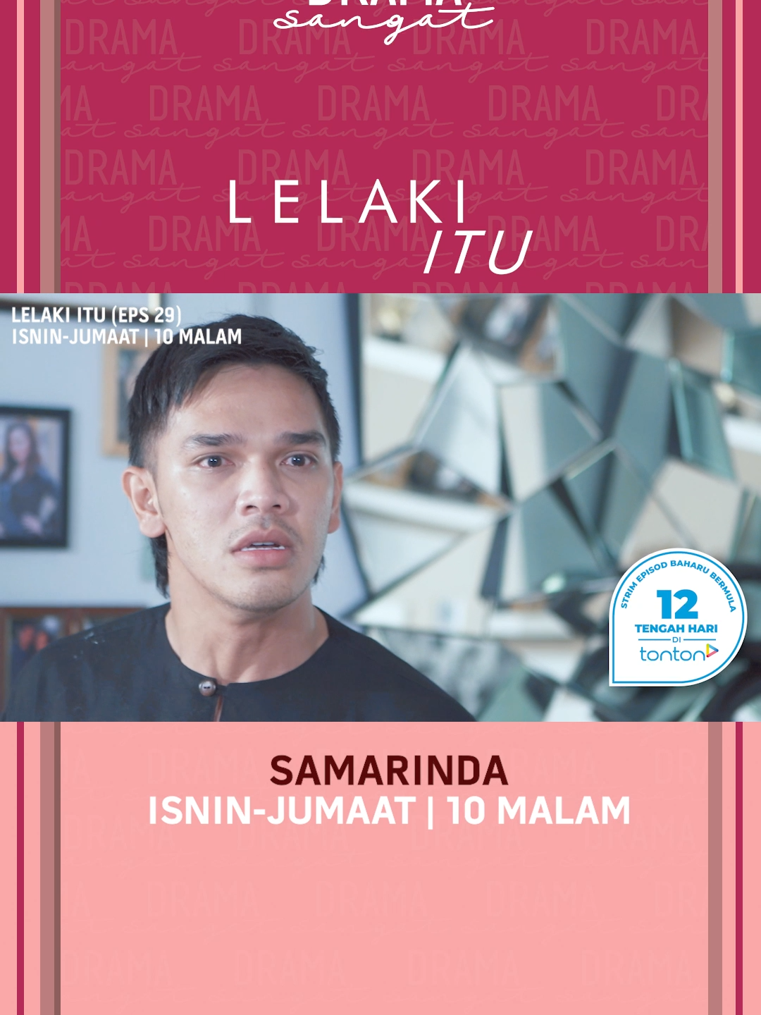 Tak dapat nak bayangkan macam mana perasaan kita bila terpaksa lalui perkara yang sama seperti Khai!  ▶️ LELAKI ITU -> Isnin - Jumaat -> 10 Malam di TV3 dan strim secara HD di Tonton! ▶️ ⁠Layan feeling korang 24/7 di phone atau di Smart TV! Sekiranya anda berdepan dengan masalah kemurungan, tingkah laku bunuh diri, serangan panik, kebimbangan dan tekanan, anda boleh menghubungi TALIAN HEAL 15555 Helpline, TALIAN KASIH 15999 atau Befrienders KL di 03-76262929. (24 jam) #DramaSangat #TV3Malaysia #Samarinda #LelakiItu #MacamDuluDulu #KongsiBersama #KongsiCerita #dramatiktok #sembangentertainment