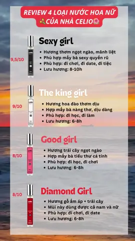 Review 4 loại nước hoa của nhà Celio #nuochoa #nuochoachinhhang #celio #reviewmypham #myphamchinhhang #lamdepmoingay #sanphamxuhuong #xuhuongtiktok 