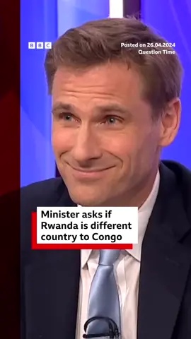MP Chris Philp raised some eyebrows last night from panel members and the audience during Question Time. An ally of the MP suggested he had been asking a rhetorical question to clarify what had been said. #ChrisPhilp #QuestionTime #RwandaBill #Rwanda #Congo #DRC #DemocraticRepublicOfCongo #MP #UKPolitics #MinisterOfState #UKGovernment #Migration #Immigration #News #BBCNews