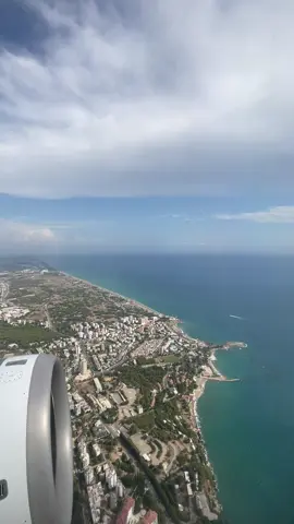 ✈️ #memories #sky #airplane #pegasusairlines #turkey #antalya #mediterraneansea #clouds #fyp #dc 