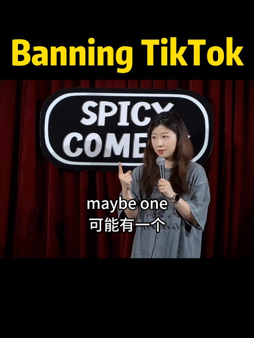 Are we saying goodbye to TikTok??! #banningtiktok #tiktoknews #tiktokbanned #foryou #foryoupages #fyp #fypシ #standup #standupcomedy #crowdwork #crowdworkclip #shanghaitravel #spicycomedy #norahcomedy #norah脱口秀