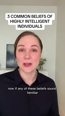 Replying to @Icno1here common belief of highly intelligent individuals  #highlyintelligent #gifted #highintelligence #giftedness #mentalwellness 