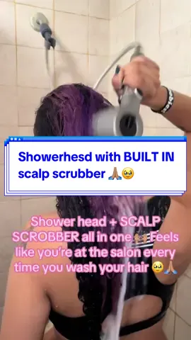 This used to be $15 and it only came with the showerhead and now it’s $20 but it comes with the showerhead the hose and the bracket so you’re getting an amazing deal. this thing truly feels like hotel quality luxury quality shower experience every time you take a shower, I am completely obsessed. We’ve been using this for over a month and it’s been doing an amazing job and is holding up really well. It’s a REALLLY well-built product.#showerhead #shower #showerthoughts #fyp #scalpscrubber 