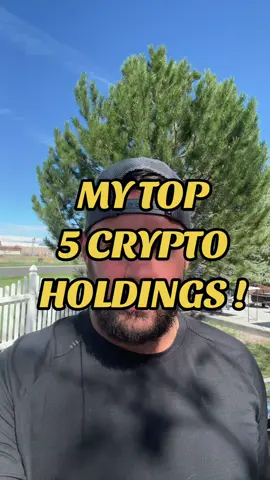 MY TOP 5 HOLDINGS #crypto #fyp #bitcoin #foryou #money #altcoin 
