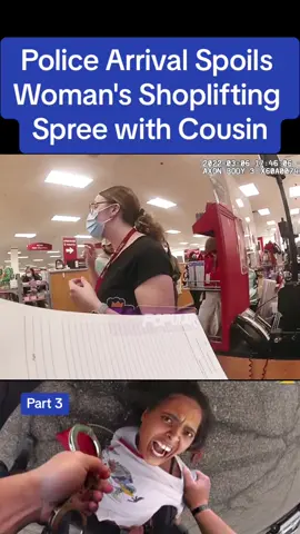 Police Arrival Spoils Woman's Shoplifting Spree with Cousin