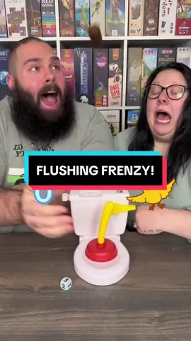 Come Play Flushing Frenzy With Us! #boardgames #GameNight #couple #fun 