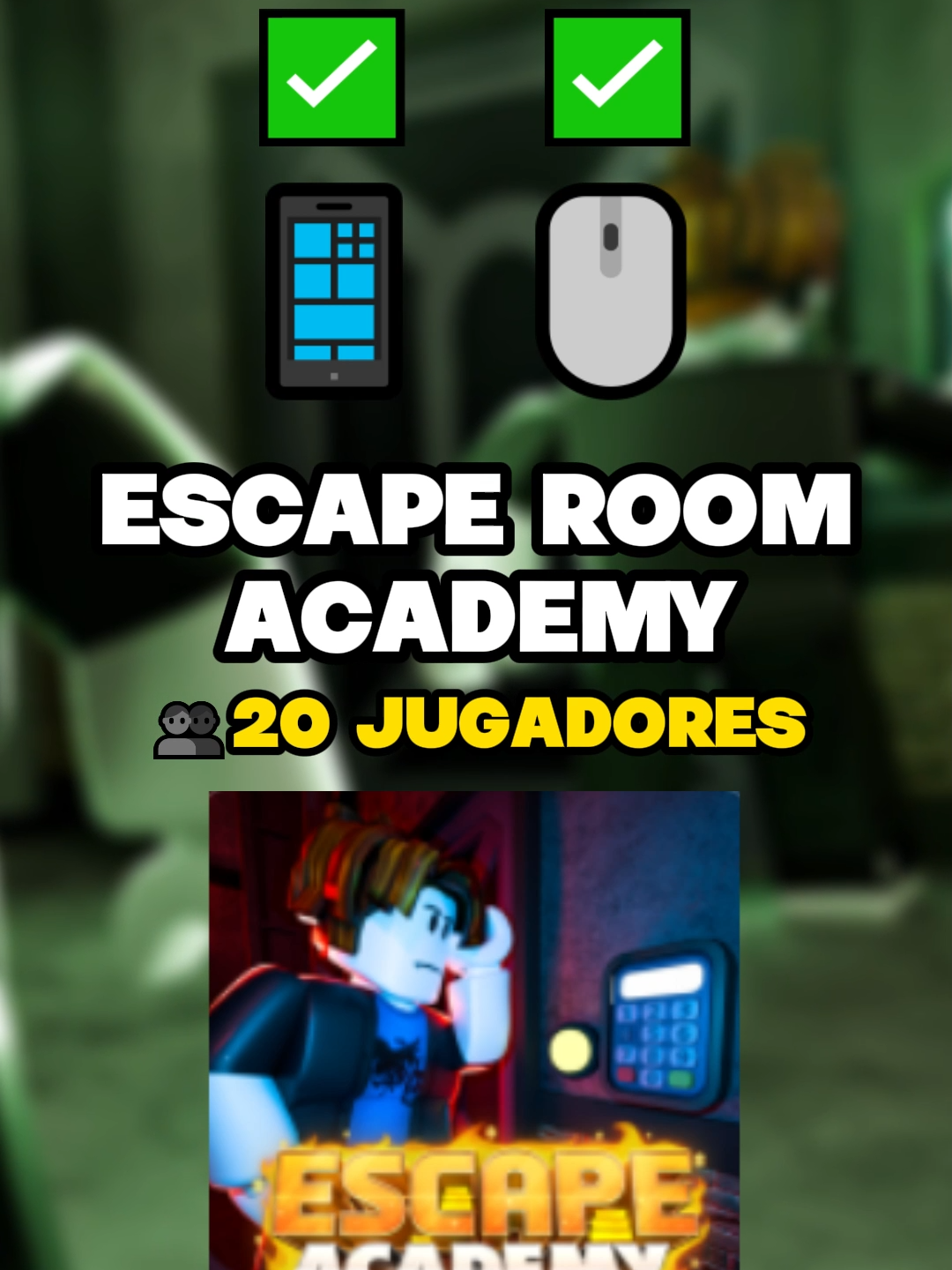 😹 Recomendando juegos de ROBLOX😹 PARTE 44 (un juego PUZZLE CON AMIGOS buenardo 💎) | El juego se llama Escape Room Academy #fyp #roblox #robloxespañol#robloxfyp #robloxgames #robloxgamestoplay #juegosderoblox