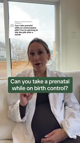 Replying to @Chinee Franco can you take a prenatal while on contraceptive pills? #pregnant #pregnancy #pregnanttiktok #pregnanttok #prenata 