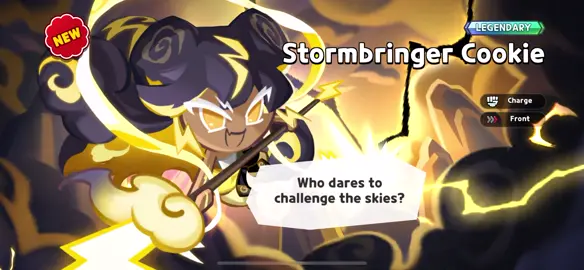Stormbringer Cookie Lighting Gacha Animation!! FLASHING LIGHTS WARNING‼️ #crk #cookierun #cookierunkingdom #cookie #2024 #animation #storm #thunder #lightning #stormbringer #stormbringercookie 
