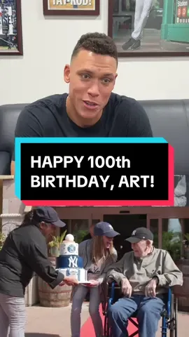 Yesterday was the 100th birthday of Art Schallock, the oldest living former @MLB player! 🥳 Art, who won three World Series rings with the Yankees (1951-53) as a pitcher, celebrated his birthday with a party in California! He was surprised by video messages from Aaron Judge, Gerrit Cole, Anthony Rizzo, and Aaron Boone, and was also presented with a team-signed No. 100 jersey by Yankees SVP & Assistant GM Jean Afterman 💙 #Birthday #100years #yankees 