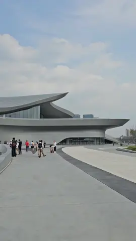 Chengdu Science Fiction Museum by Zaha Hadid Architects ✨️ #zahahadidbuilding #fluiddesign #architecture #architour #archilovers #archilover #museum #longervideos 