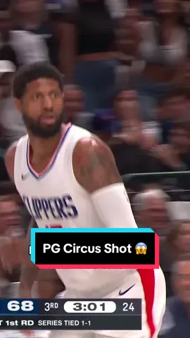 PG with the crazy circus finish‼️ #NBAPlayoffs #NBA #NBAHighlights #PaulGeorge 