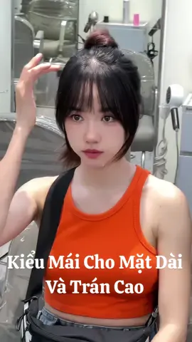 MẶT DÀI, TRÁN CAO ĐÃ THỬ ĐỂ KIỂU MÁI NÀY CHƯA? #minhhyhair #tráncao #maunhuom #catmai #tocdep #LearnOnTikTok #viral #xuhuong 