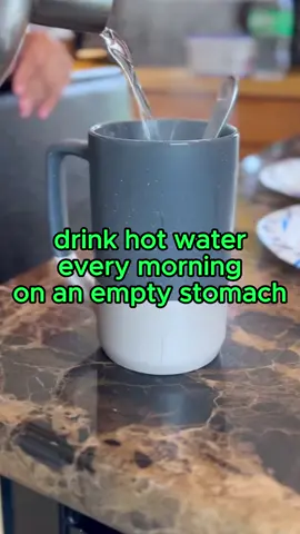 Drink hot water every morning on an empty stomach!#health #didyouknow #nowyouknow #body #healthtips #foryou 