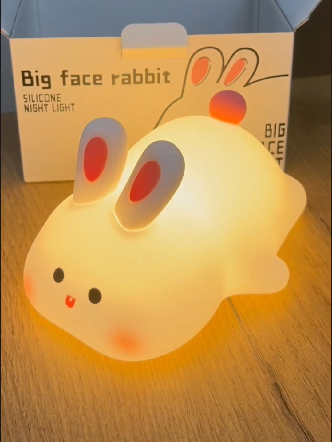 Experience the soothing glow of our LED light to help you drift off to sleep with ease. #lamp #giftideas #nightlight #fyp #cute