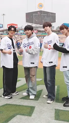 ATEEZ with @Los Angeles Dodgers  ! ⚾ Celebrate Korean Heritage Night at Dodger Stadium on 5/22! If you want one of these jerseys, make sure to get your ticket pack at Dodgers.com/korea! #ATEEZ #에이티즈