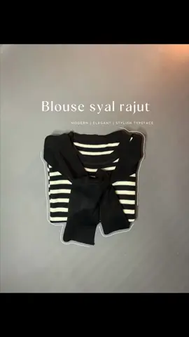 Blouse menyatu dengan syal rajut 🎀 cakeuppp puoll 🫶  Stock terbatas 👉🏻 @thisischangmi😼 #fyp #ootdinspo #blousesyalrajut #blouserajut 