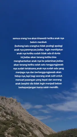 ketika kamu sedang bersama orangtua mu,ayah/ibu coba iseng2 liat wajah nya tapi jangan sampe terlihat kamu memperhatikannya,liat wajah nya beliau,pasti lagi melamun serasa lagi mikir jauh,kita sebagai anak pun ikut sedih mungkin beliau lagi berpikir dimana jodoh anak ku?? 😢#jodohlauhulmahfudz 