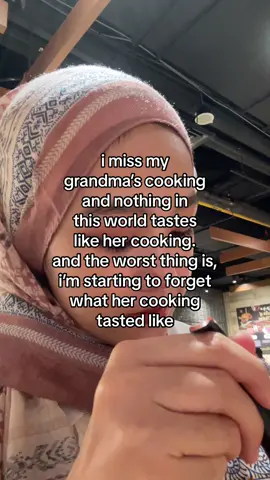 i wish i appreciated her cooking more when i was younger. i miss u nenek 🥰
