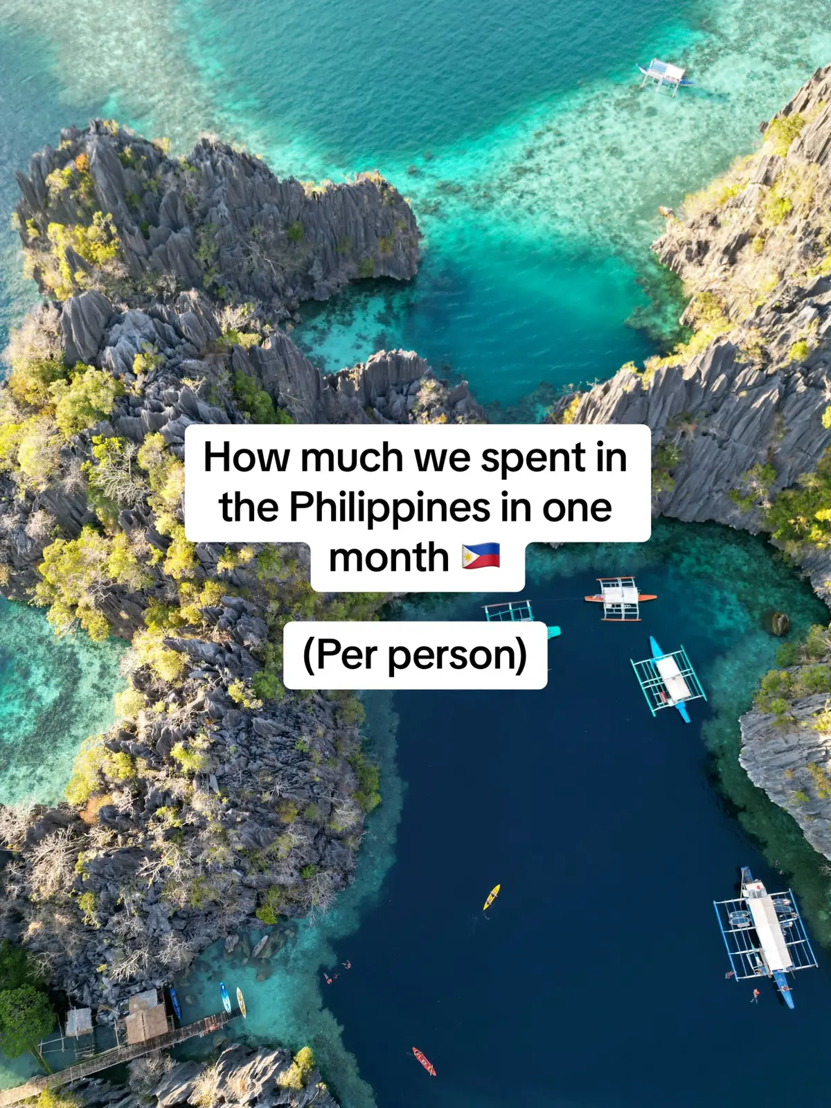 What do you think about our costs for one month in the Philippines? Do you think it’s much? ☺️  #philippinestiktok #philippines #howmuchwespent  #expenses #travelbudget #palawan #backpacking #accomodation 