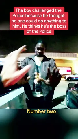 The boy challenged the Police because he thought no one could do anything to him. He thinks he’s the boss of the Police #cop #cops #copsoftiktok #crime #us #woman #arrested 