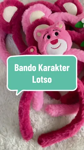 Checkout sekarang juga 🛒‼️Set Bando Karakter Lotso Bear dapat 6pcs 🥳😍‼️#lotso #bandolotso #bando #rekomendasibando #fyp #fypシ 