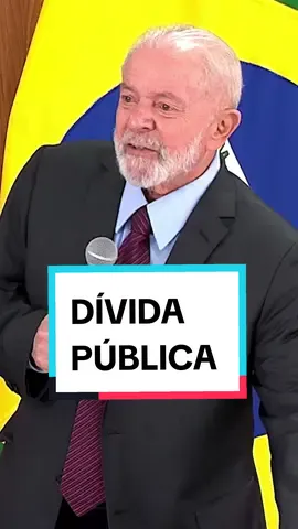 DÍVIDA PÚBLICA | A jornalistas, Lula comparou a dívida pública brasileira com a de países como Espanha, EUA e China. 
