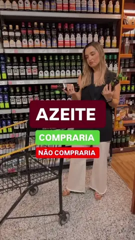 Você sabe como escolher um bom azeite de oliva? ❌Evite azeite em garrafas de plástico e transparente ❌Ou azeite com mistura de azeite e óleo na composição do produto. O azeite bom tem 100% de óleo de oliva extra virgem em sua composição e não tem  o óleo composto que é uma mistura de óleos vegetais com óleo de oliva. ✅ Escolha sempre azeite 100% óleo de oliva e em embalagem escura. ✅Azeite extra virgem ✅Acidez até 0,8% ✅Prensado a frio, para conservar os compostos fenólicos e antioxidantes do azeite de oliva 🫒 Quer ganhar um guia de alimentos industrializados pra não ter mais dúvida no mercado? Então comenta “GUIA” no app roda que eu te envio no direct.  #emagrecimentofeminino #emagrecimentosaudavel #emagrecerdevez #emagrecercerto 