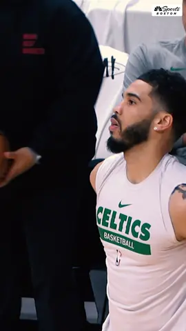 Al and JT out warming up to take on the Heat 🔥 Watch the game with Mike and Scal on NBC Sports Boston 📺