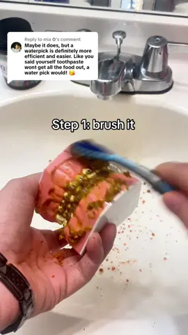 Replying to @mia ✪ yes, water flosser get the food out of your teeth #fyp #teethwhitening #whiteningteeth #bitvae #waterflosser 