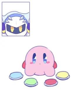 Kirby misses his dads #metaknight #kirby #kingdedede #art #artist #kirbyandtheforgottenland 