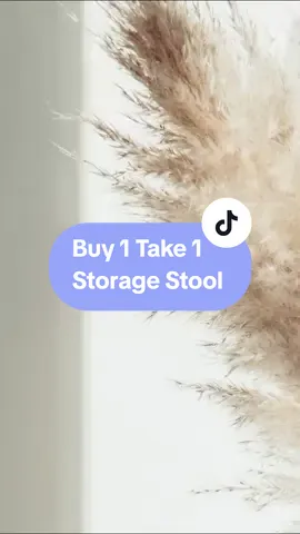 Buy 1 Take 1 Storage Stool Order nowww  #storagestool #ottoman 