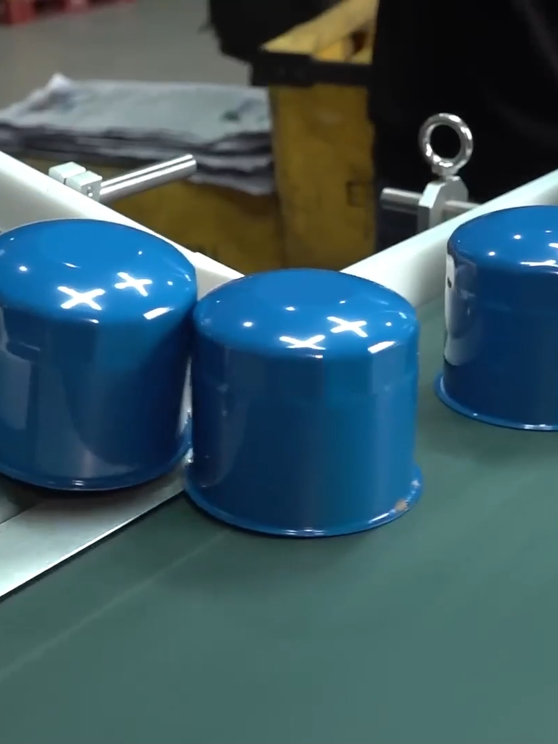 Amazing Process of Mass Producing Engine Oil Filters #processvideo #making #manufacturing #production #massproduction #factory #factorywork #viral #fyp #foryou #foryoupage #trending