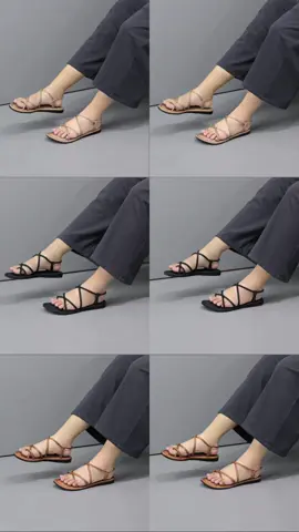 Sandal teplek tali elegan #sandal #trendingnow #lewatberanda #fypシ゚viral 
