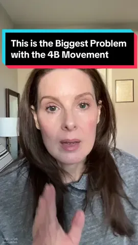 There IS a very big problem with the 4b movement. #singlelife #singlewoman #catlady #4bmovement #fyp 