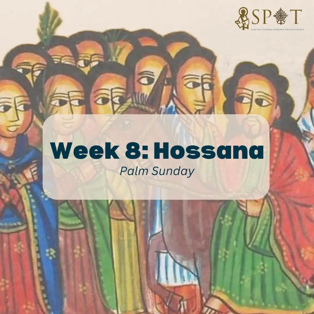 Happy Hossana (Palm Sunday) to all. Today marks the end of Lent and the beginning of Holy Week. 