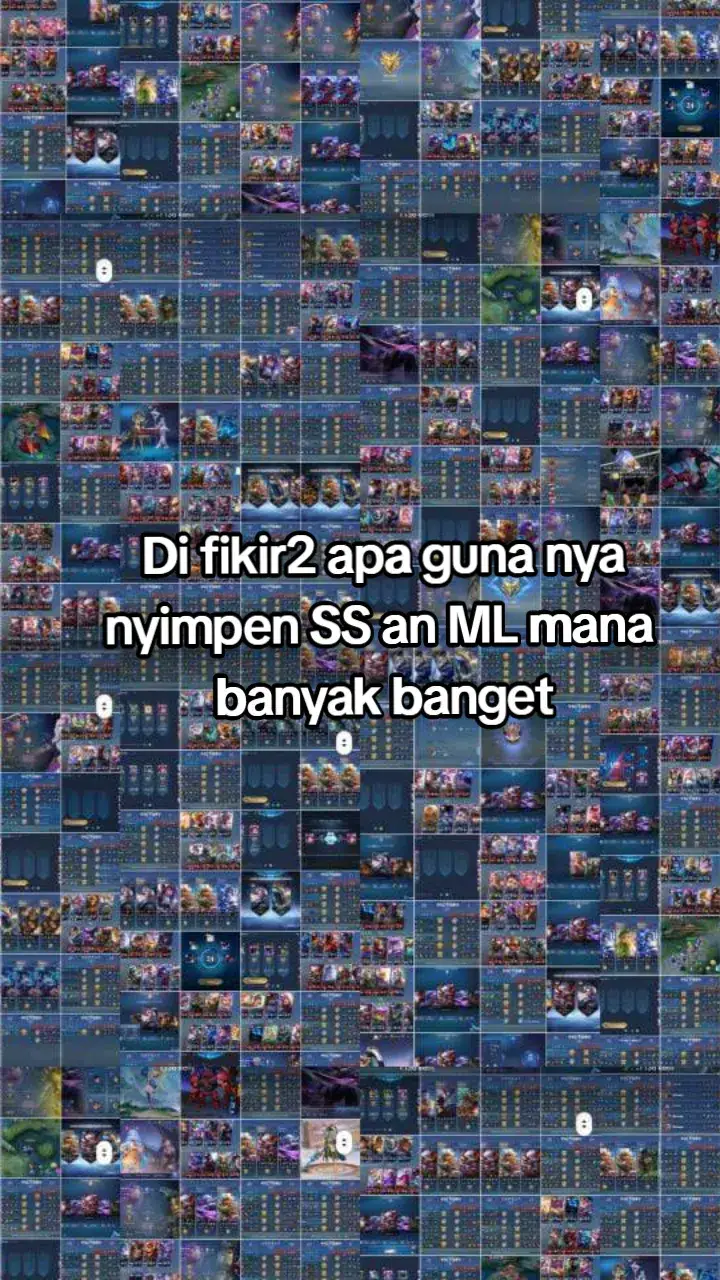 di fikir2 gak ada guna nya tapi itu momen yang gak bisa terulang lagi #fyp #mlbb_id #qontes #mobalegends #