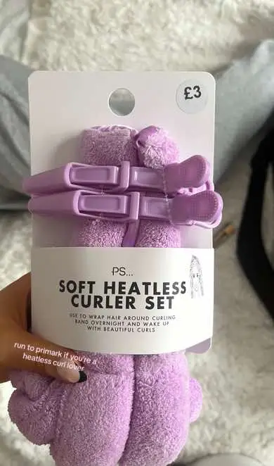 been looking for this for MONTHS 🫶🏼💜✨ #girlythings #relatable #heatlesscurls #primarkfinds #primark 