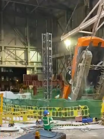 This is Why You Must Have A Competent Person onsite #safety #osha #ehs #accident #accidents #failure #injury #wow #safetyfails #sensorisafety #rigging