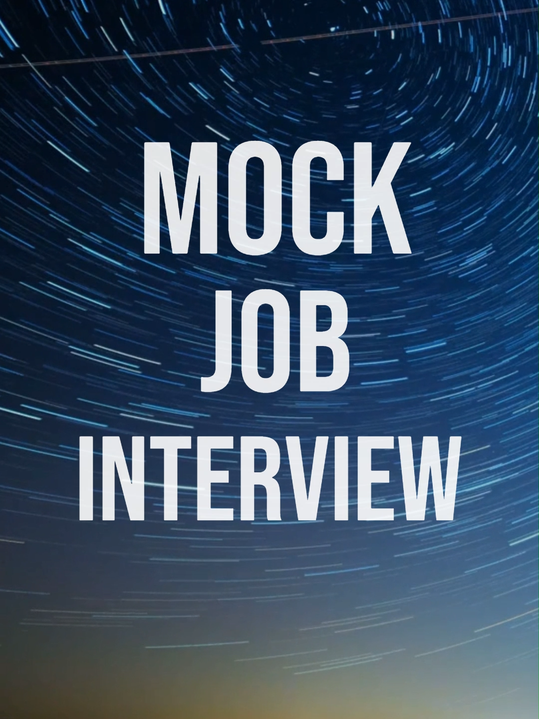 Mock Job Interview Example Questions