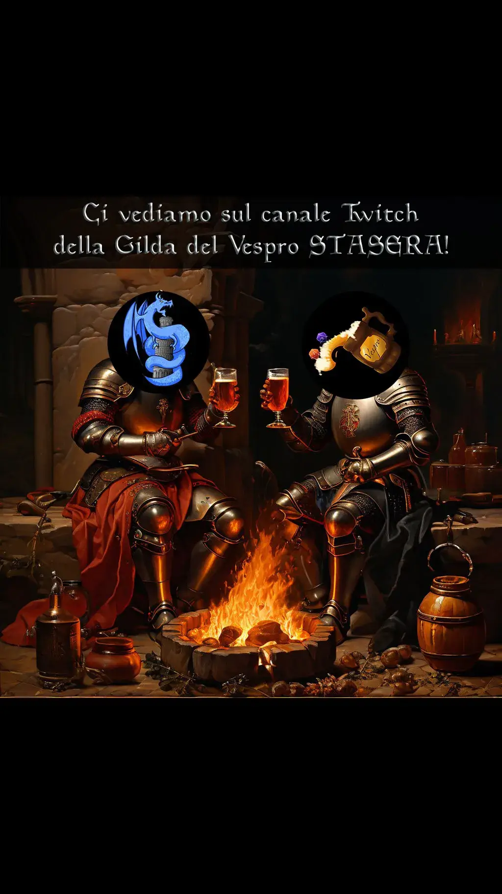 🎮 Stasera alle 21:15, sintonizzati sul canale dei ragazzi della Gilda del Vespro su Twitch per una live speciale!  La nostra associazione The Dragon Tower sarà presente e parleremo di molti argomenti interessanti sul gioco di ruolo dal vivo. Risponderemo anche alle domande e curiosità della community, quindi preparati a partecipare attivamente!  Non mancare, ti aspettiamo per una serata indimenticabile! 🔥  Link diretto per la live: https://www.twitch.tv/gildadelvespro?sr=a #GildaDelVespro #LiveTwitch #GiocoDiRuolo #TheElderscrollsGrv #larp #giocodiruolodalvivo #grv #fantasy 