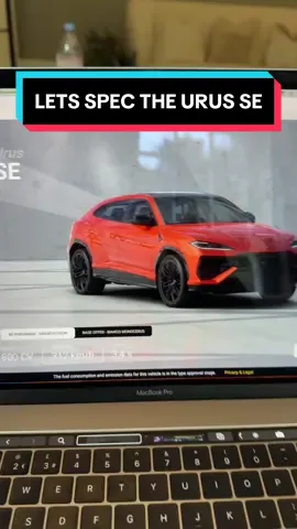 Not entirely sure on the Hybrid Urus SE yet. But I do have one on order. Lets try a preliminary spec 🤔