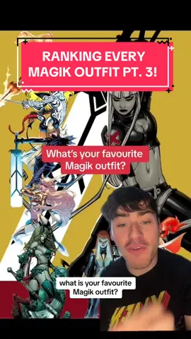 Replying to @sammarsden12345 RANKING EVERY MAGIK OUTFIT PT. 3! What is your favourite Magik outfit? #xmen #marvel #comics #ranking #magik #anyataylorjoy #newmutants #xmencostume #hellfiregala #avengersvsxmen #inferno 