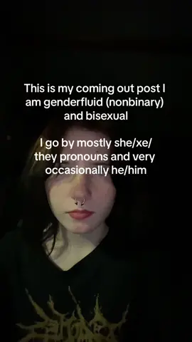 If you don’t like it unfollow and if you know me in real life and don’t like it either calm your tits or don’t interact with me #nonbinary #bisexual #xenopronouns #lgbt #lgbtq #queer #genderfluid #Pride 