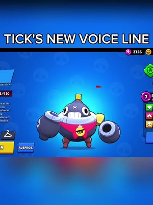 TICK'S NEW VOICE LINE😱/#tick #brawlstarstiktok #brawler #sigma