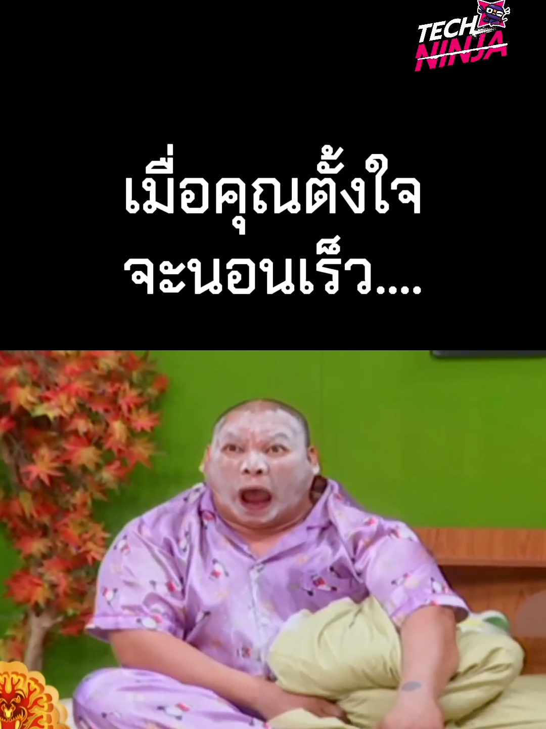 เมื่อเราอยากจะนอนเร็ว..... เท่านั้นแหละ 🤣 #นอนไม่หลับ #มีม #มีมไทย #มีมตลก #TechNinja