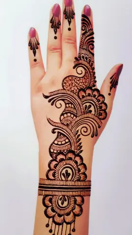 Latest Simple Backhand Mehndi design Easy Mehndi designs Mehandi design New Mehandi design