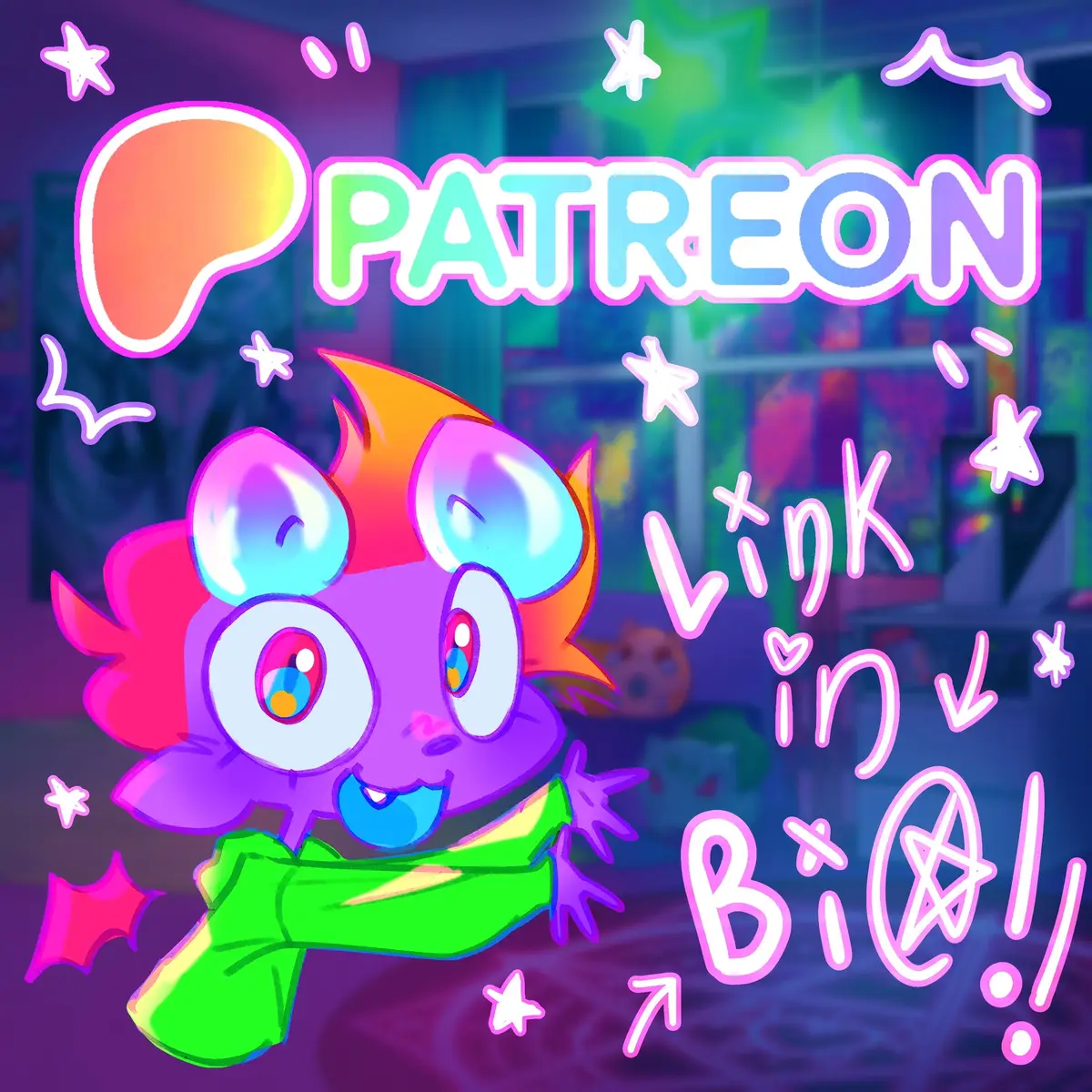 ⭐️🌈I GOT A PATREON!!!🌈⭐️ Read 2nd slide please and thankee!!! Interested in what I’m offering? WELL—! For $2 a month, you get 3 days early access to posts, WIPS, and teasers for larger, private projects!! $5 a month = all of the above, PLUSH early access to song cover WIPS, and Patreon exclusive art and content! And finally, for $10 = everything from the $5 tier, but with Patreon exclusive streams and art raffles for members!!! Any little bit of support goes a very long way!! I look forward to seeing you there!! Already two posts up