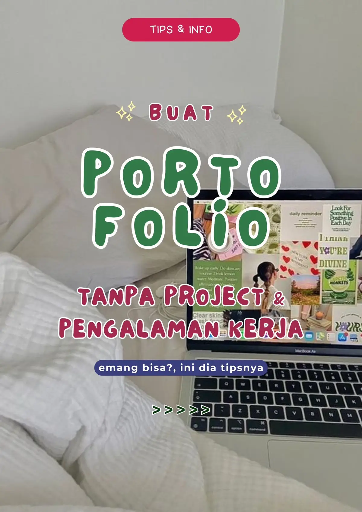 Yang masih bingung buat portofolio karena ga punya project bisa ikuti tips berikut ya🤩 #portfolio #portofolio #fyp #fakeproject #cv #karir 
